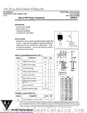 D45C4 datasheet pdf New Jersey Semiconductor
