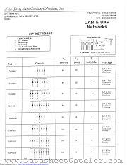 DAP803 datasheet pdf New Jersey Semiconductor