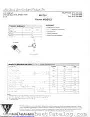 IRFZ34 datasheet pdf New Jersey Semiconductor