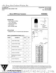 KSD5062 datasheet pdf New Jersey Semiconductor