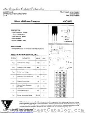 KSD5070 datasheet pdf New Jersey Semiconductor