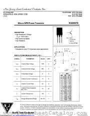 KSD5079 datasheet pdf New Jersey Semiconductor
