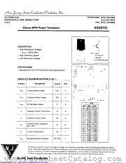 KSD5703 datasheet pdf New Jersey Semiconductor