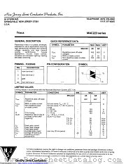 MAC223 datasheet pdf New Jersey Semiconductor
