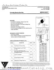 MBR30100CT datasheet pdf New Jersey Semiconductor
