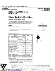 MCR218-5 datasheet pdf New Jersey Semiconductor