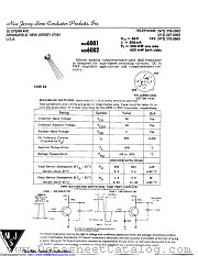 MD6001 datasheet pdf New Jersey Semiconductor
