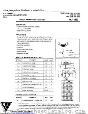 MJ13332 datasheet pdf New Jersey Semiconductor