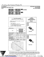 MJE1101 datasheet pdf New Jersey Semiconductor