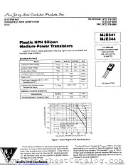 MJE341 datasheet pdf New Jersey Semiconductor