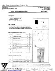 MJF44H11 datasheet pdf New Jersey Semiconductor