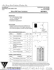 MJF45H11 datasheet pdf New Jersey Semiconductor