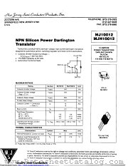 MJH10012 datasheet pdf New Jersey Semiconductor