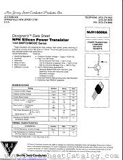 MJH16006A datasheet pdf New Jersey Semiconductor