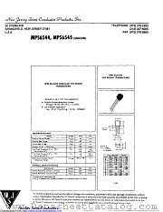 MPS6545 datasheet pdf New Jersey Semiconductor