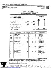 MPS834 datasheet pdf New Jersey Semiconductor