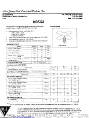 MRF323 datasheet pdf New Jersey Semiconductor