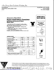 MTM12N10 datasheet pdf New Jersey Semiconductor