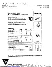 MTM45N15 datasheet pdf New Jersey Semiconductor