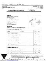 MTP1N60 datasheet pdf New Jersey Semiconductor