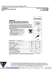 MTP25N05E datasheet pdf New Jersey Semiconductor