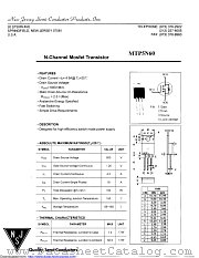MTP5N60 datasheet pdf New Jersey Semiconductor