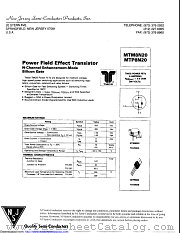 MTP8N20 datasheet pdf New Jersey Semiconductor