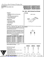 MUR3020 datasheet pdf New Jersey Semiconductor