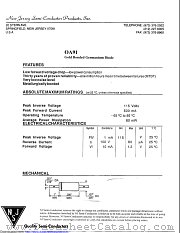 OA91 datasheet pdf New Jersey Semiconductor
