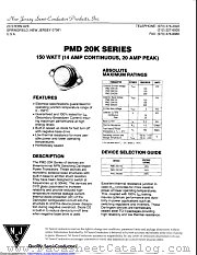PMD20K120 datasheet pdf New Jersey Semiconductor
