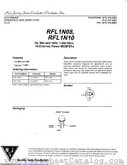RFL1N08 datasheet pdf New Jersey Semiconductor