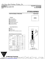 ST303S08PFL0 datasheet pdf New Jersey Semiconductor