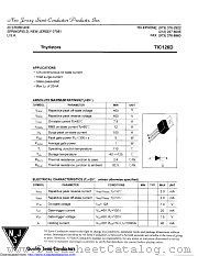 TIC126D datasheet pdf New Jersey Semiconductor