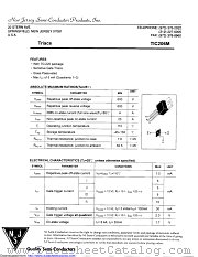 TIC206M datasheet pdf New Jersey Semiconductor