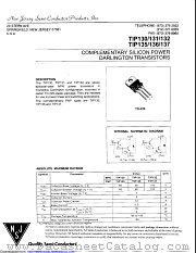 TIP131A datasheet pdf New Jersey Semiconductor