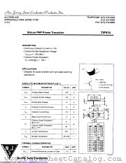 TIP514 datasheet pdf New Jersey Semiconductor