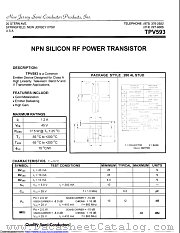 TPV593 datasheet pdf New Jersey Semiconductor