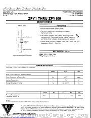 ZPY3.9V datasheet pdf New Jersey Semiconductor