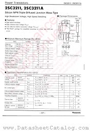 2SC3211 datasheet pdf Panasonic