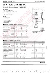 2SK1308 datasheet pdf Panasonic