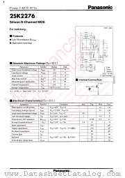 2SK2276 datasheet pdf Panasonic