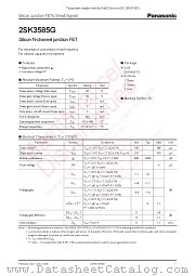 2SK3585G datasheet pdf Panasonic