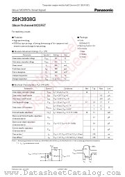 2SK3938G datasheet pdf Panasonic