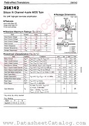 3SK142 datasheet pdf Panasonic