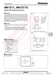 AN1311 datasheet pdf Panasonic