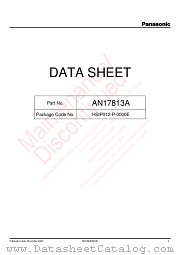 AN17813A datasheet pdf Panasonic