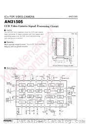 AN2150S datasheet pdf Panasonic