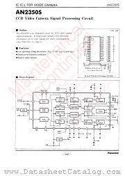 AN2350S datasheet pdf Panasonic