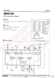 AN3125 datasheet pdf Panasonic