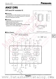 AN3129S datasheet pdf Panasonic